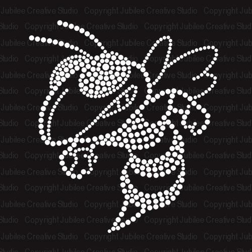 Аппликация из страз