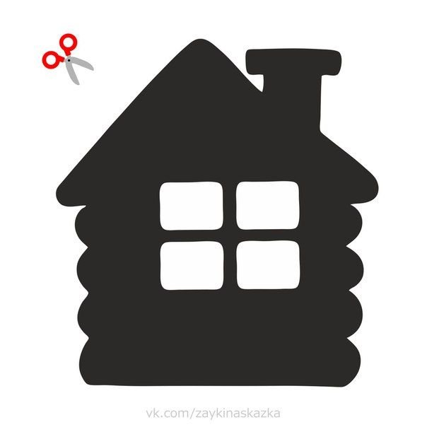 Театр теней сказка Теремок шаблоны