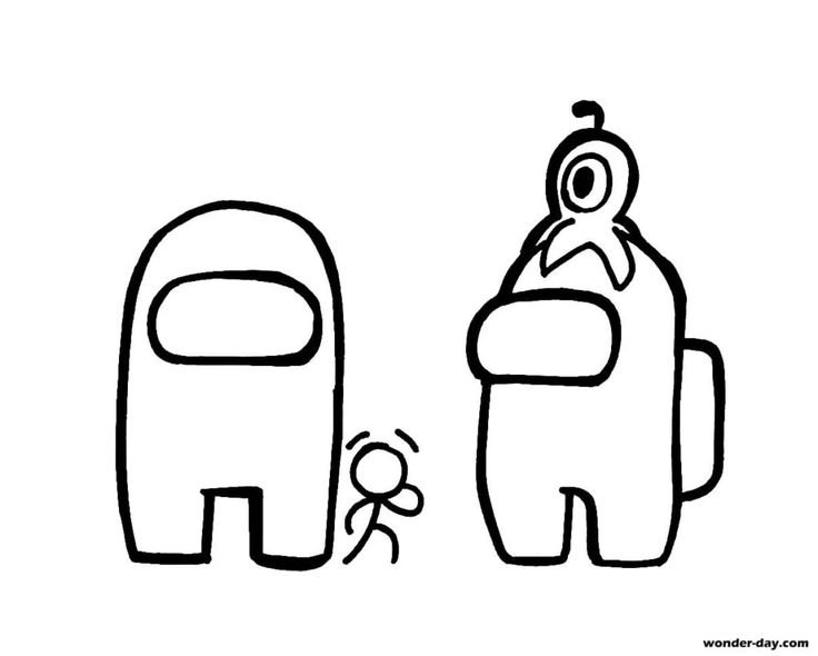 Амонгаз картинки раскраски