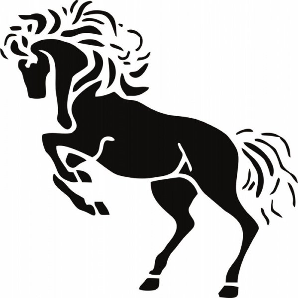Лошадь контур