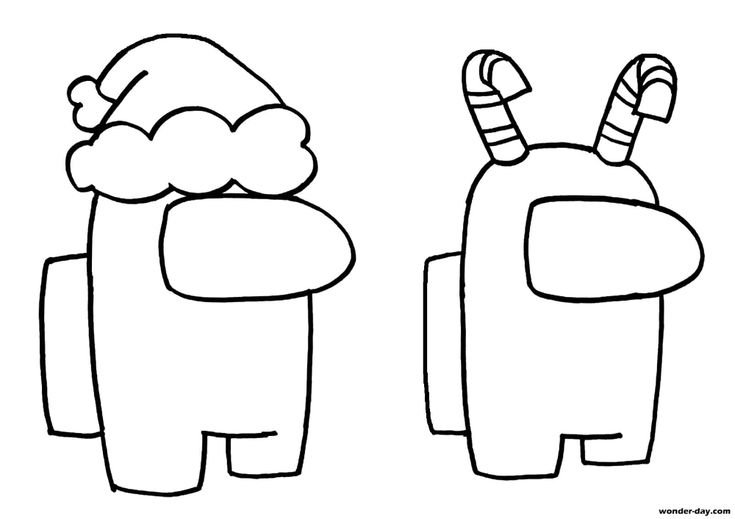 Новогодние картинки для срисовки