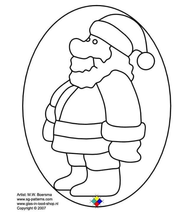 Новогодние эскизы для витражей