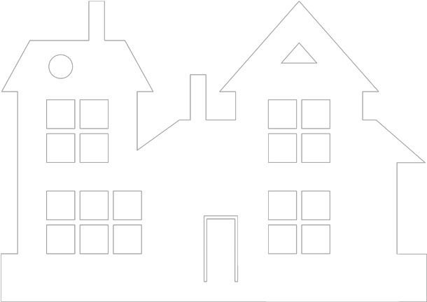 Домик для вырезания