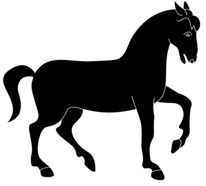 Лошадь контур
