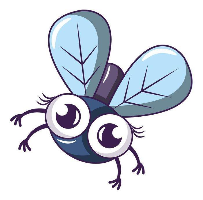 Муха мультяшная