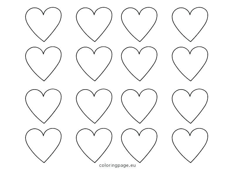 Сердечко шаблон