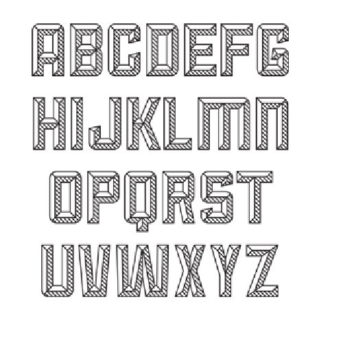 Трафареты для три д ручки