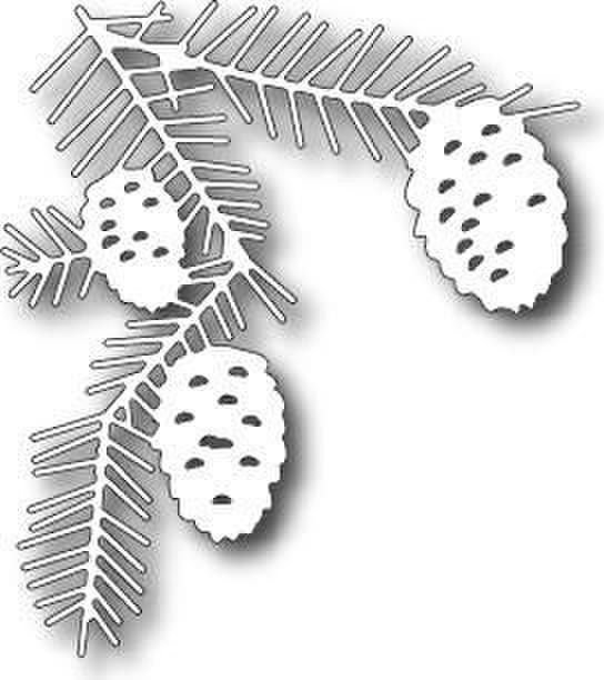 Вытынанки еловые веточки