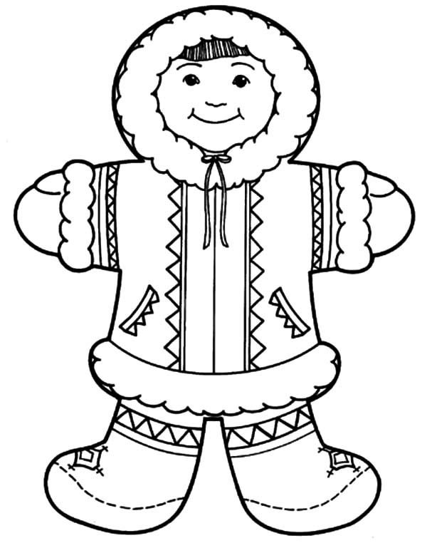 Раскраска народы севера