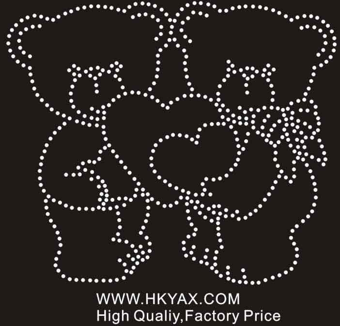 Трафареты для аппликаций из страз