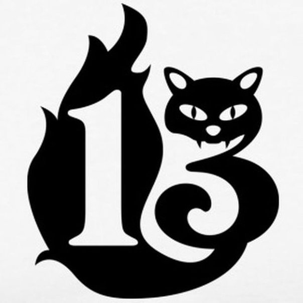 Красивая цифра 13