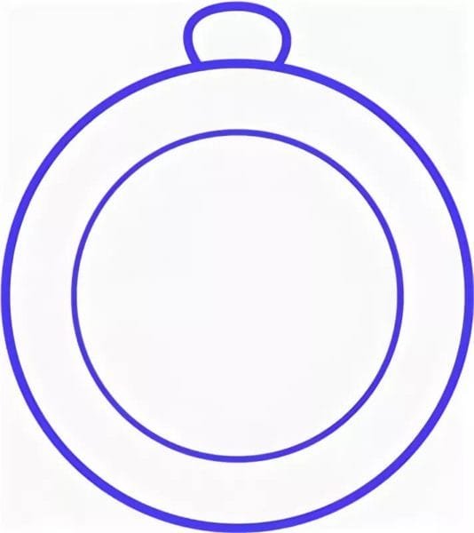 Медаль трафарет