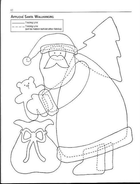 Новогодние игрушки из фетра шаблоны дед Мороз