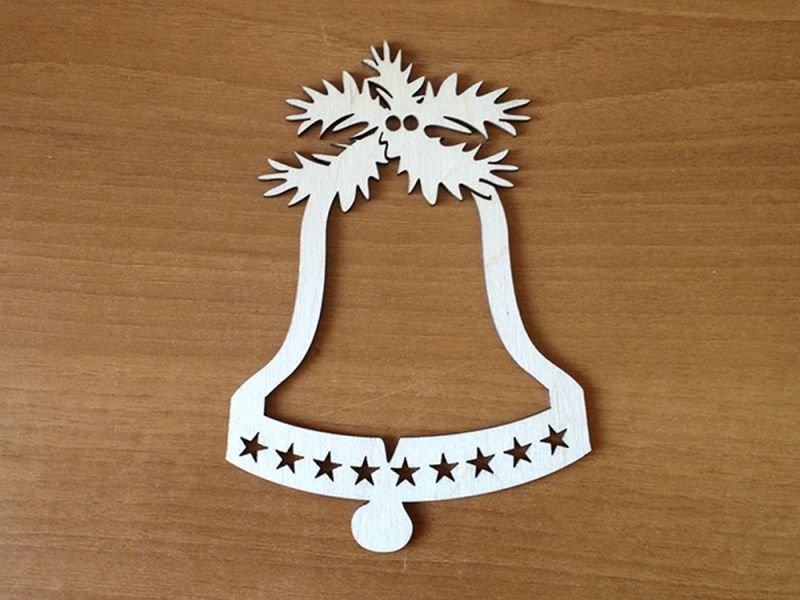 Колокольчик из картона