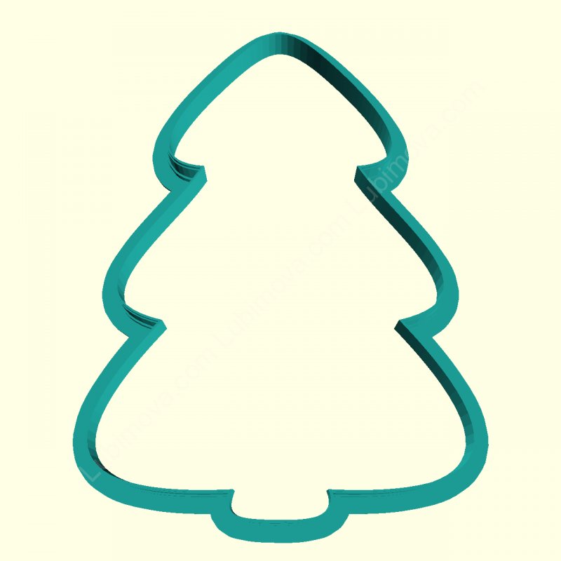 Формочки для имбирных пряников елка