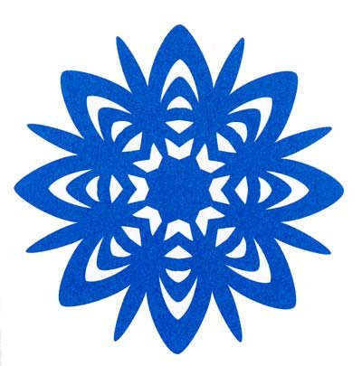 Снежинки на окна разноцветные