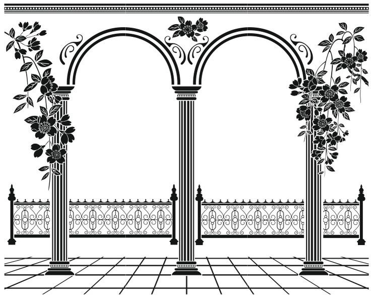 Арка с колоннами