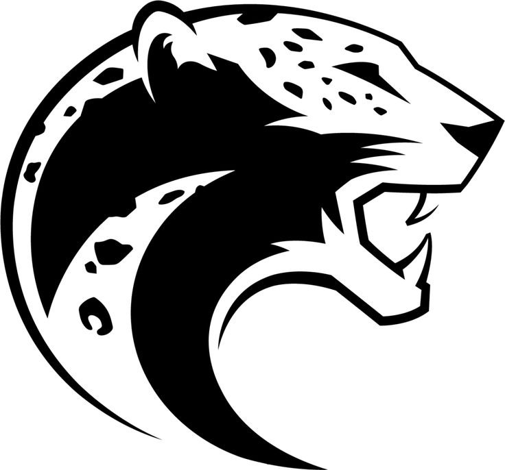 Барс трафарет