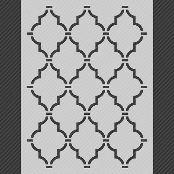 Орнамент марокканский четырехлистник