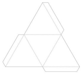 Правильный тетраэдр развертка для склеивания