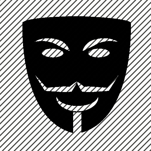 Маска Анонимуса вектор