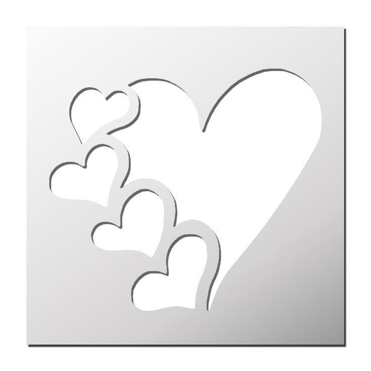 Трафареты на 14 февраля