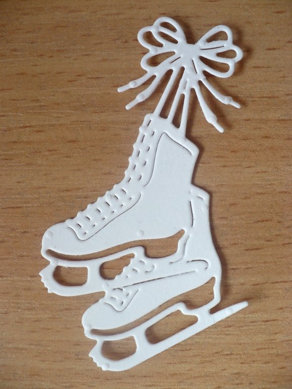 Коньки трафарет