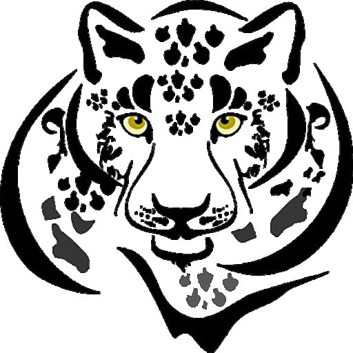 Снежный Барс силуэт