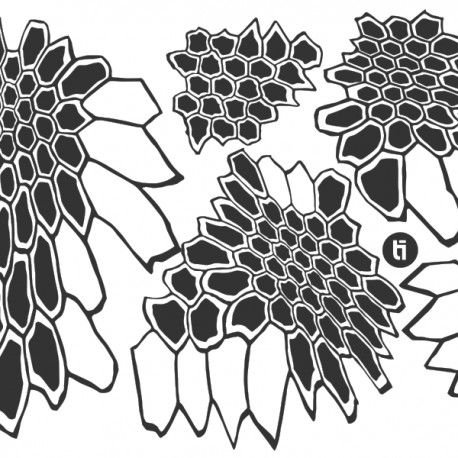 Камуфляж соты трафарет