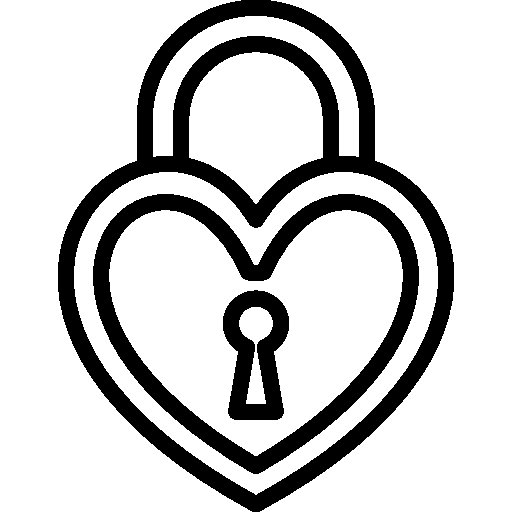 Замочек трафарет