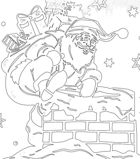 Вытанки Простоквашино новогодние на окна