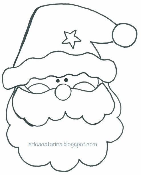 Дед Мороз из фетра выкройка