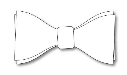 Бабочка мужская трафарет