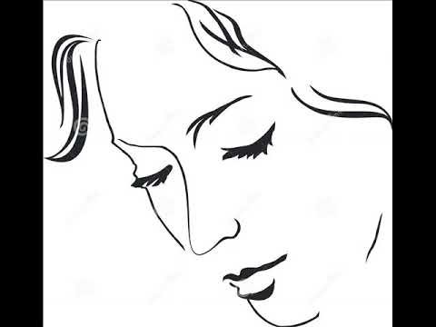 Силуэт женского лица