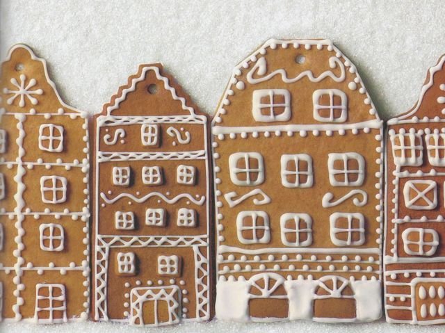 Пряник домик плоский