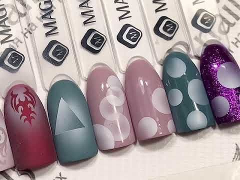 Маникюр аэрография на ногтях