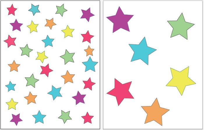 Звезды для детей для вырезания