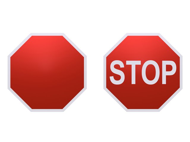 Дорожный знак stop