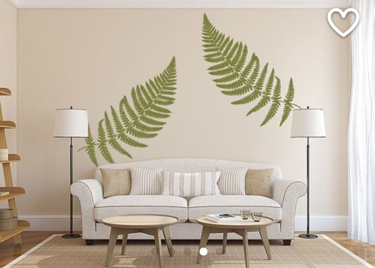 Аффреско пальмовые листья