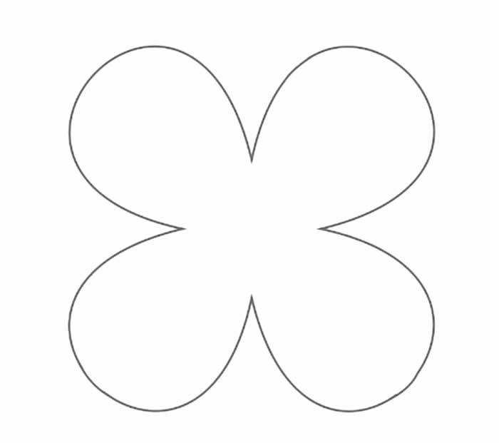 Шаблоны цветов для вырезания