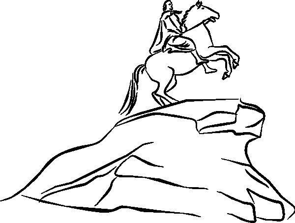 Медный всадник памятник в Санкт-Петербурге