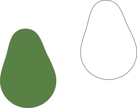 Лекало авокадо