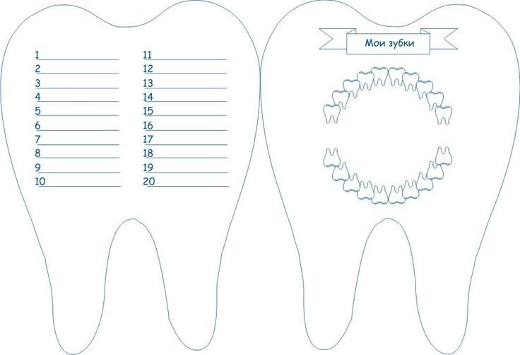 Мои зубки для альбома