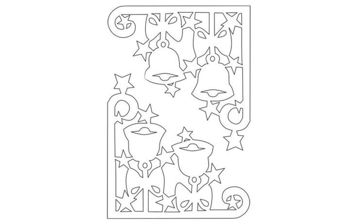 Трафареты на окна угловые