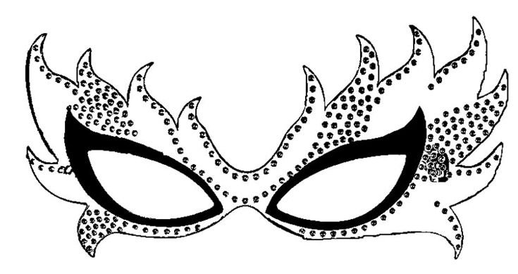 Эскиз маски карнавальной