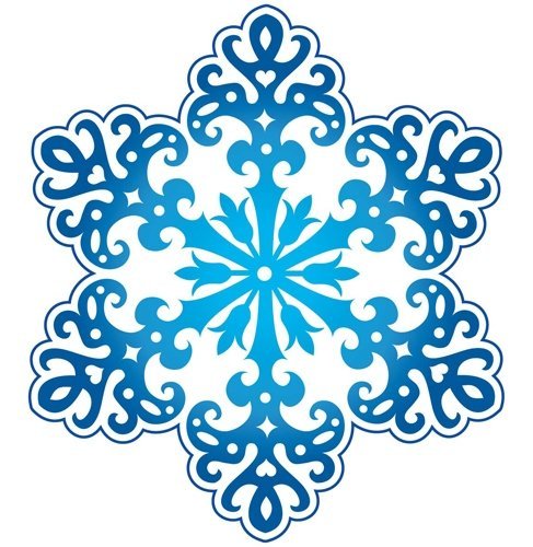 Красивые снежинки