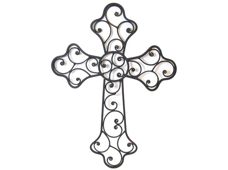 Крест трафарет