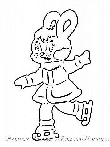 Колобок трафарет