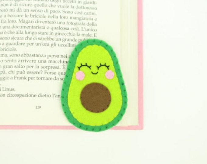 Выкройка авокадо из фетра