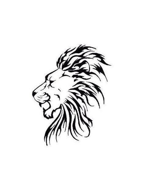 Лев Татуировка эскиз